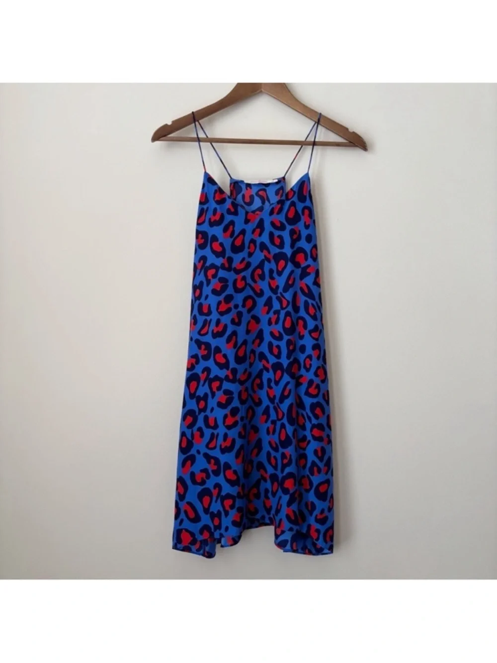 Alice & Trixie Vibrant Leopard Print Silk Slip Dress Small - Picture 2 of 5